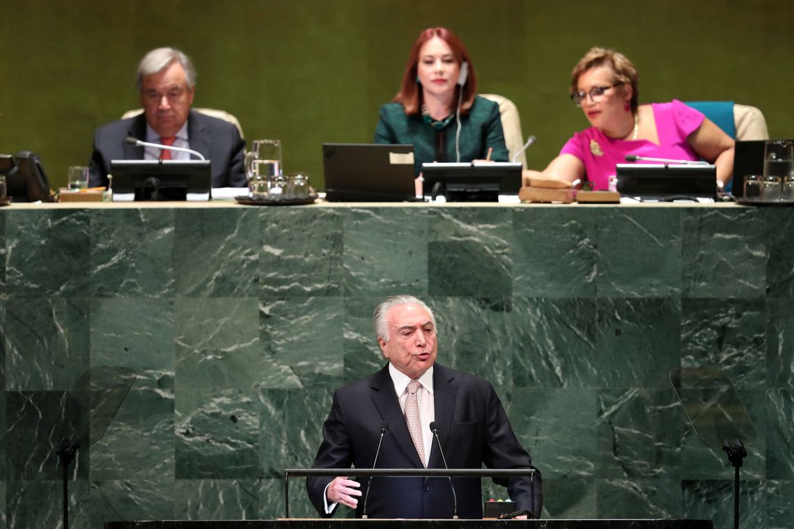 Michel Temer na ONU: o Brasil da ‘normalidade’
