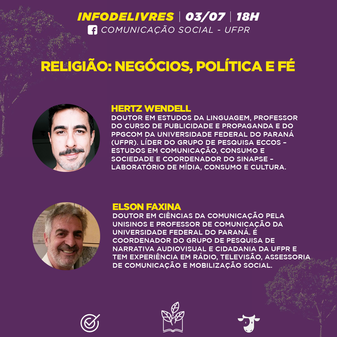Religião, negócios, política e fé é tema do debate do InfoDelivres